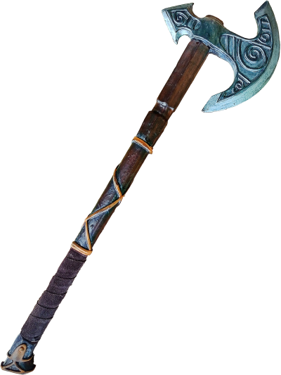 Maeron LARP Axt Zweihand Trollfelsen gedreht Maeron LARP Axt Zweihand Trollfelsen gedreht